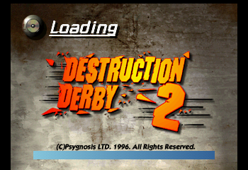 Destruction Derby 2 Title Screen